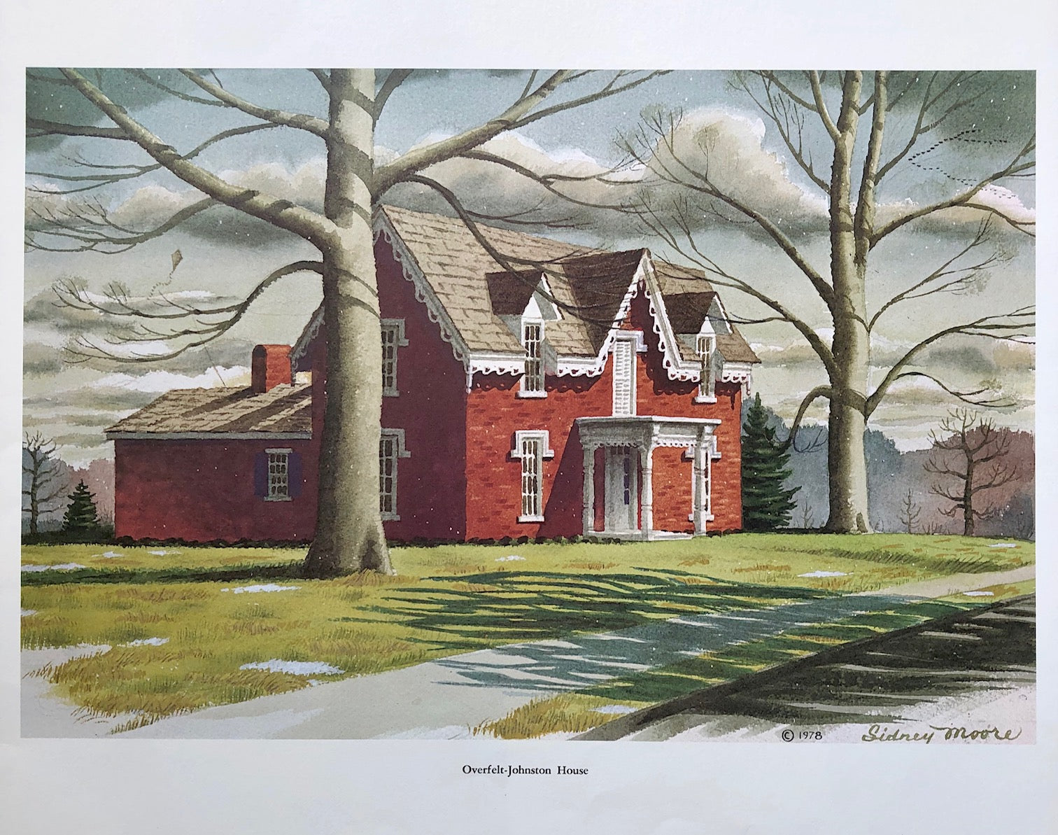Overfelt-Johnson House Print - Sidney Moore