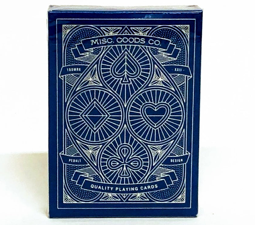 Blue & Silver Playing Cards