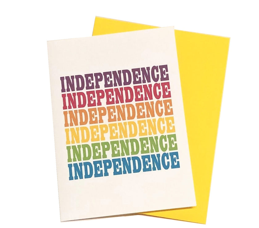 Independence Pride Greeting Card