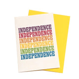 Independence Pride Greeting Card