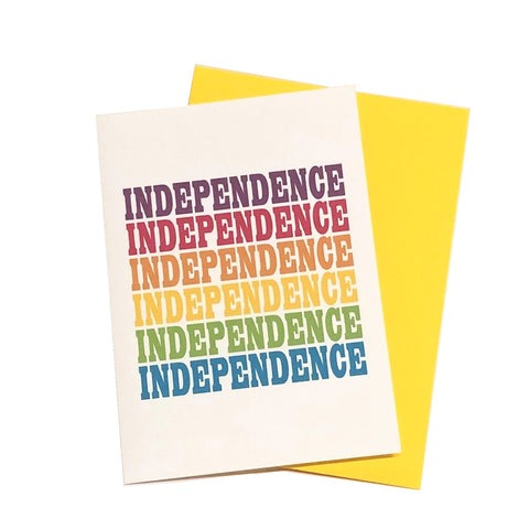 Independence Pride Greeting Card