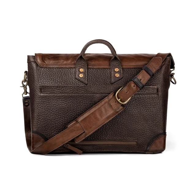 Theodore Leather Messenger Bag