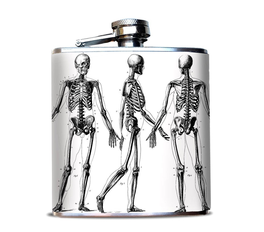 OSO & Bean Stainless Flask w/ Assorted Images