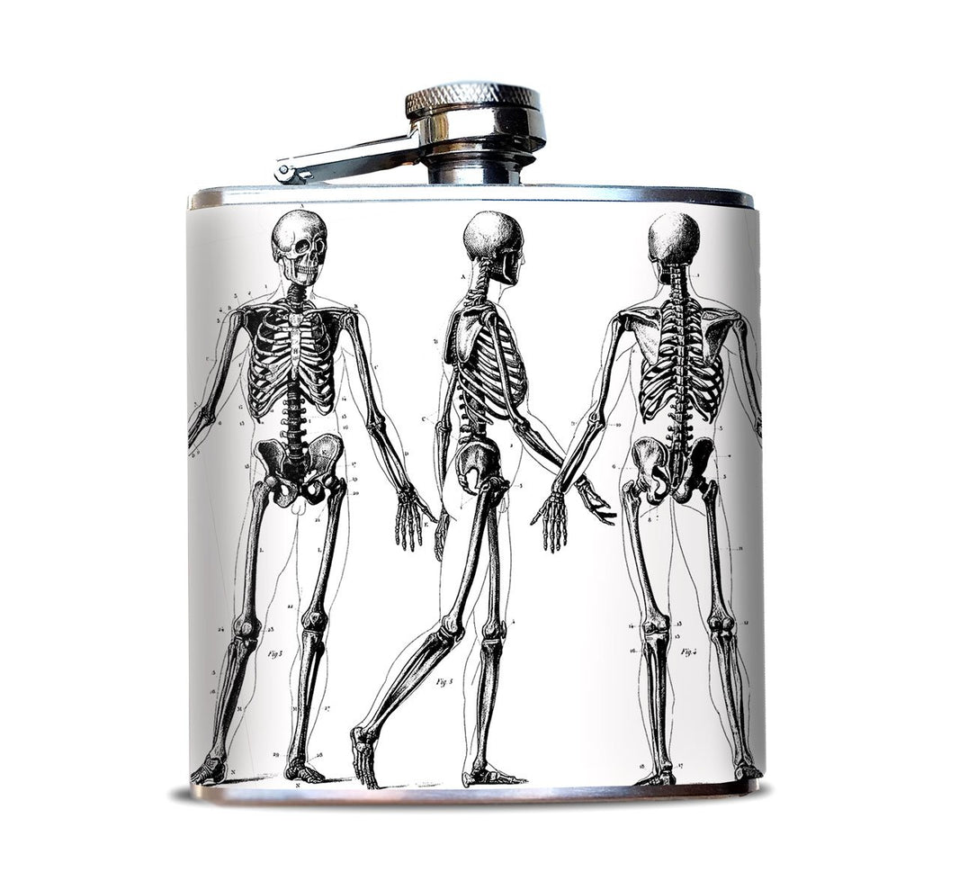 OSO & Bean Stainless Flask w/ Assorted Images