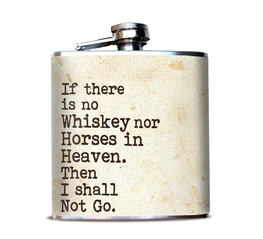 OSO & Bean Stainless Flask w/ Assorted Images