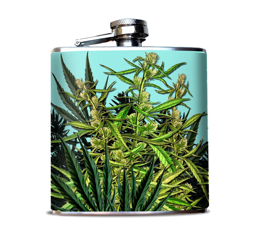 OSO & Bean Stainless Flask w/ Assorted Images