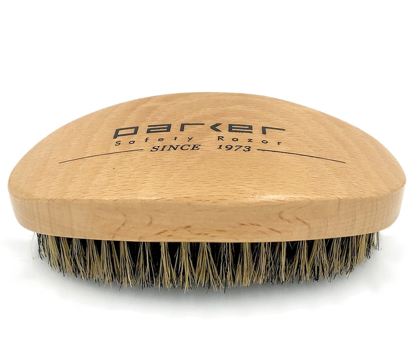 Parker 100% Boar Bristle Beard and Hair brush