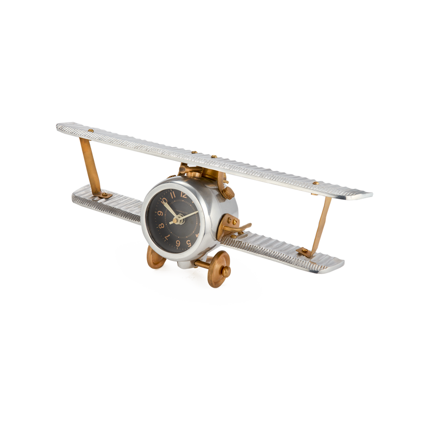 Biplane Table Clock