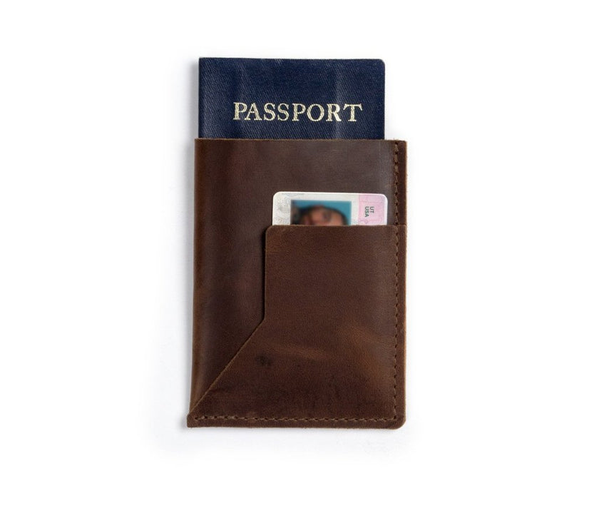 Leather Passport Sleeve