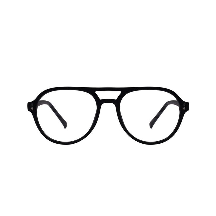 Gabriel + Simone Saul Black Blue-Light Glasses