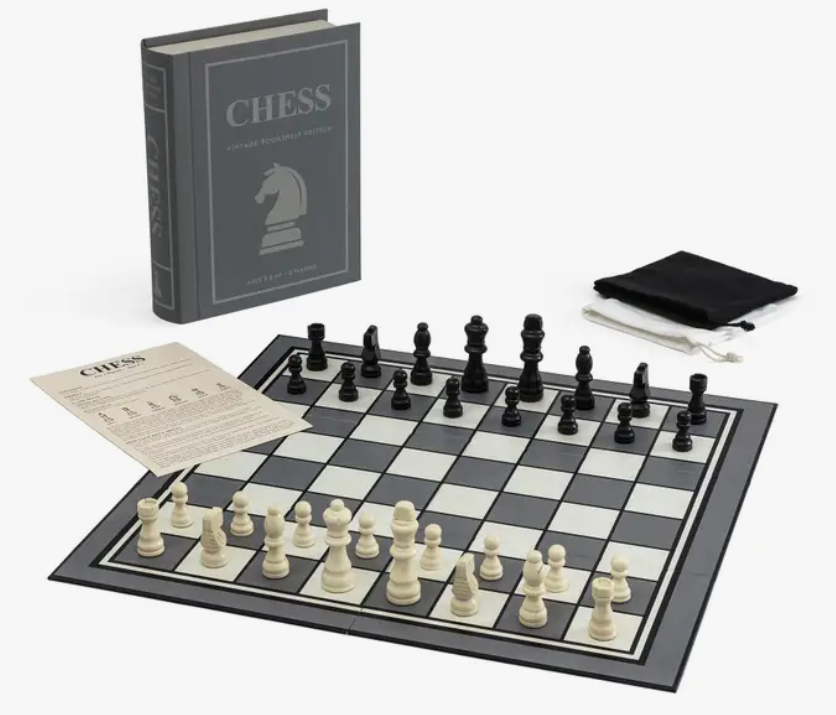 WS Game Company Chess Vintage Bookshelf Edition