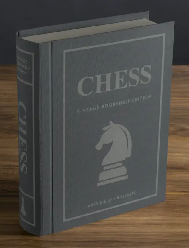 WS Game Company Chess Vintage Bookshelf Edition