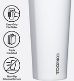 Corkcicle 24oz Cold Cup - Color Gloss White