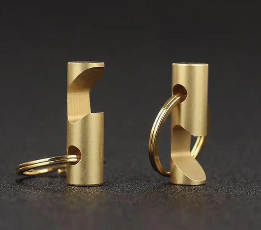 Solid Brass Keychain Bottle Opener