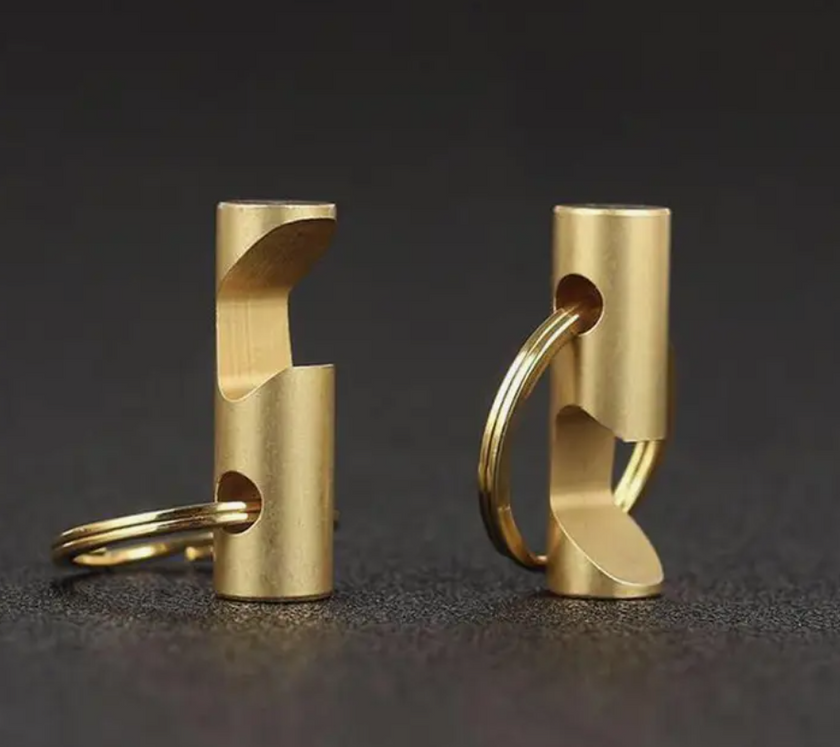 Solid Brass Keychain Bottle Opener