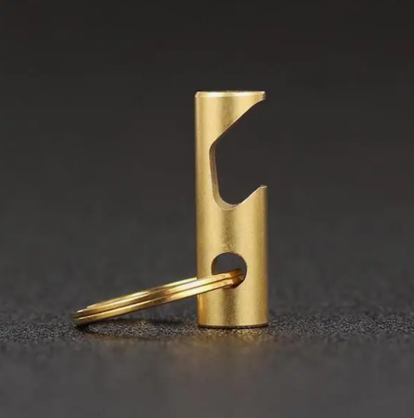 Solid Brass Keychain Bottle Opener