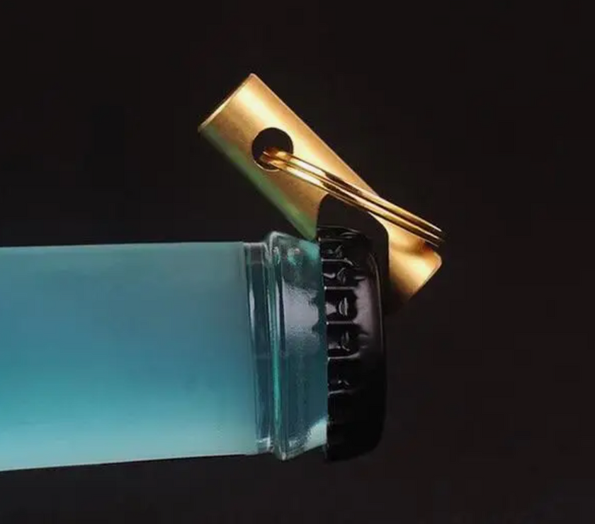 Solid Brass Keychain Bottle Opener