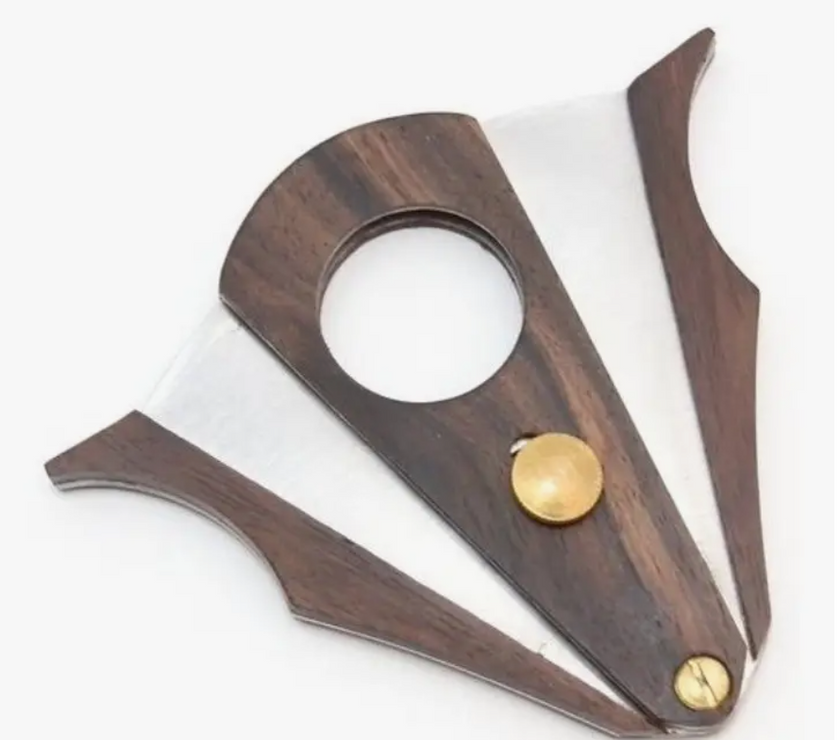 Cigar Cutter - Wood and Stainless Steel
