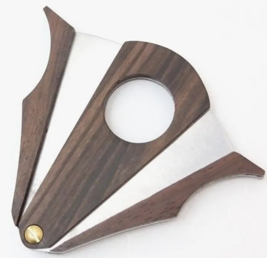 Cigar Cutter - Wood and Stainless Steel