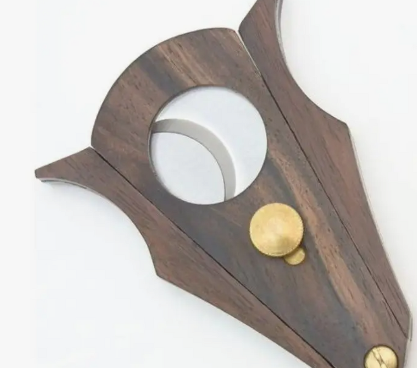 Cigar Cutter - Wood and Stainless Steel