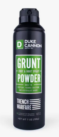 Duke Cannon Grunt Foot & Boot Powder Spray