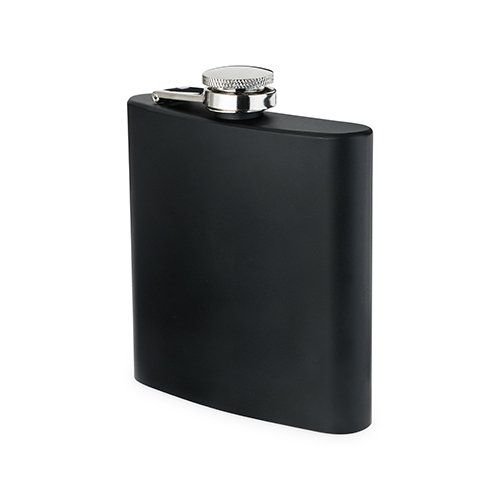 TRUE 6oz Matte Black Flask