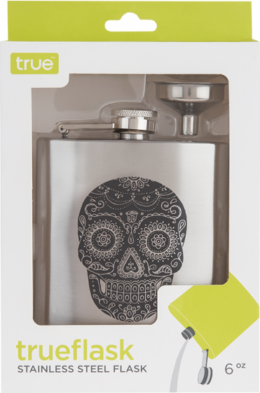 Dia De Los Muertos Stainless Steel Flask