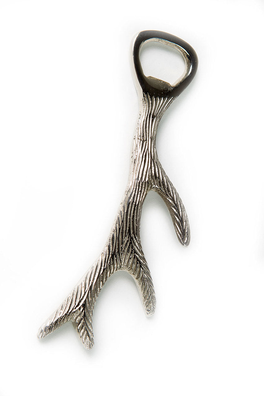 Silver Antler Bottle Opener