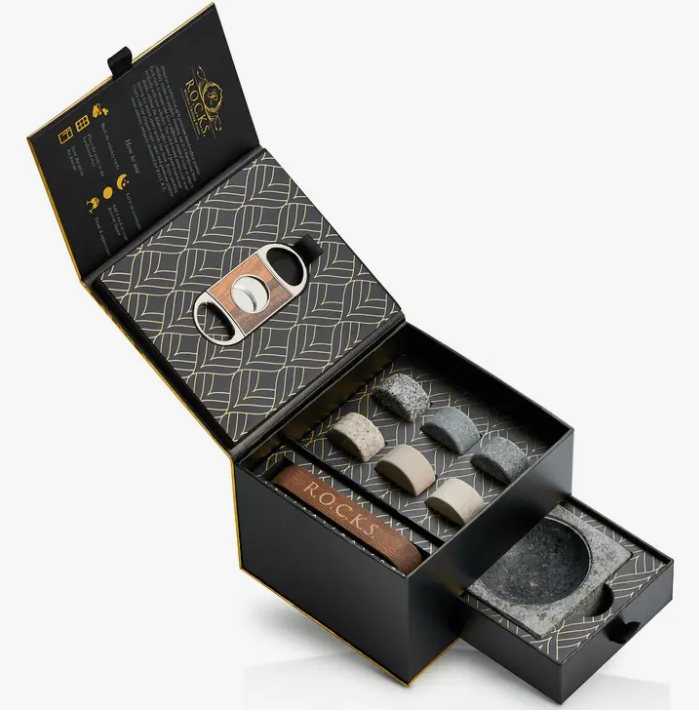 Cigar/Whiskey Aficionado Gift Set