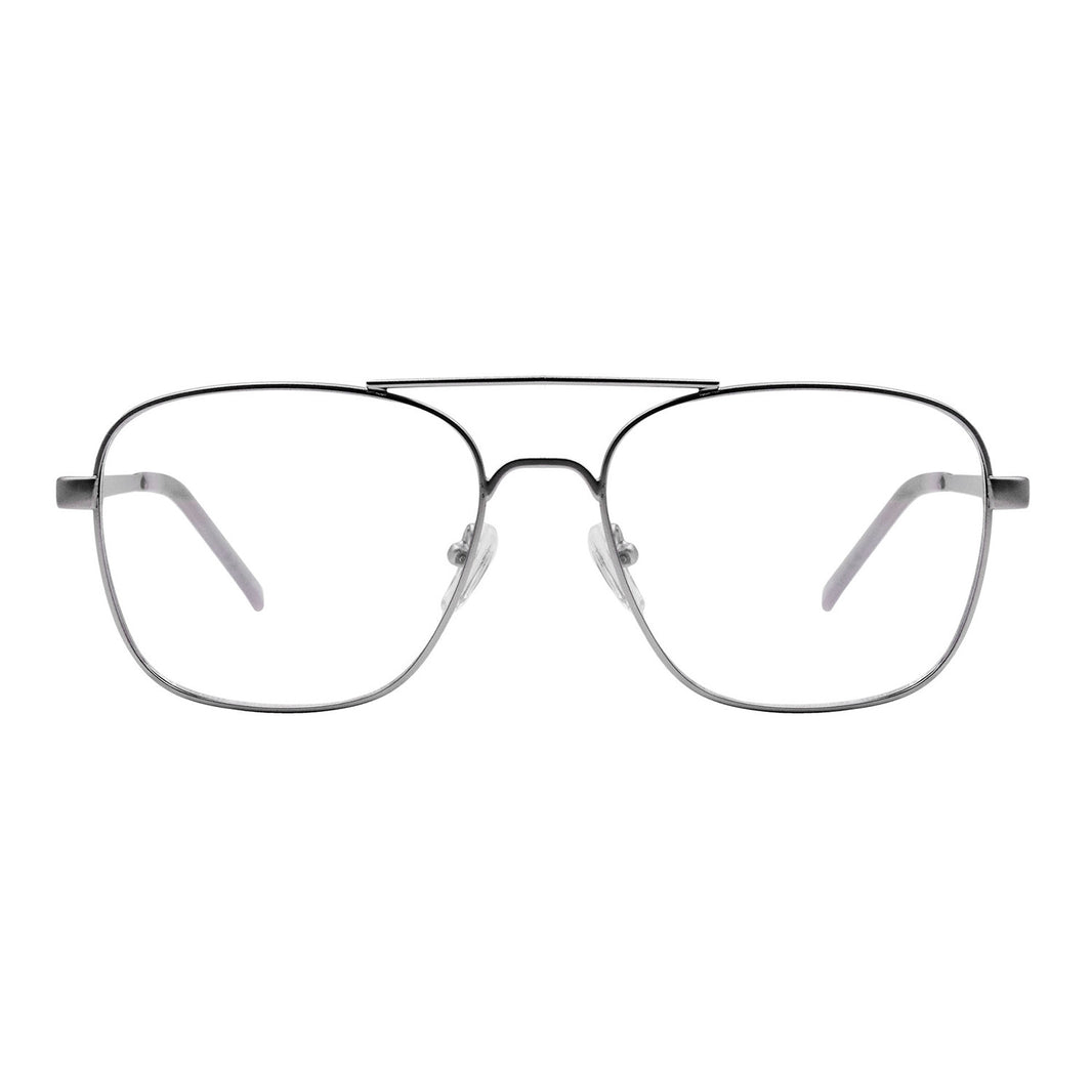 Gabriel + Simone Reading Glasses - Screen light Blockers - Viper Silver