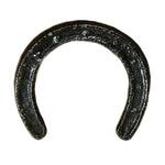 Black Cast Iron Miniature Horse Shoe