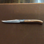 Claude Dozorme Laguiole Pocket Knife - 4.75" w/ Light Brown Handle