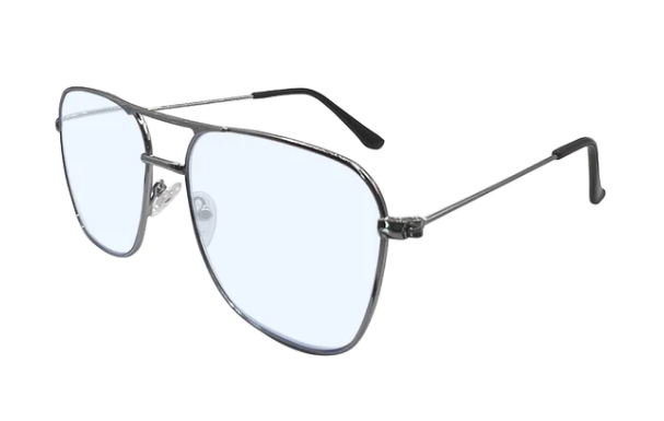 Gabriel + Simone Ryder Silver Blue Reading Glasses