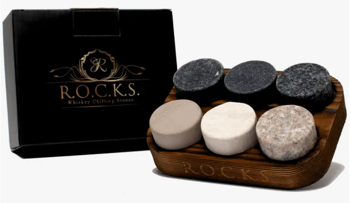 The Original ROCKS Whiskey Chilling Stones